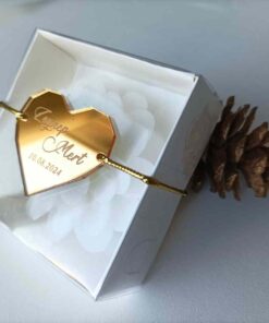 Boîte à bougie fleur cœur