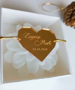 Boîte à bougie fleur cœur