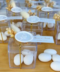 Boîte Dragée Cire Blanche