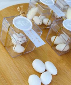 Boîte Dragée Cire Blanche