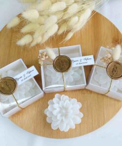 Bougie Fleurie Scellée par Sceau