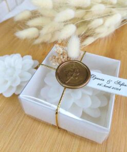 Bougie Fleurie Scellée par Sceau