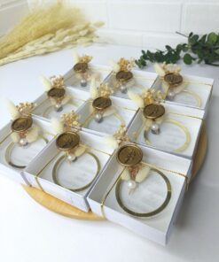 Anneau en Plexiglas Transparent Dans Boîte