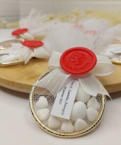 Bonbons de Mariage Avec Bague Scellée Rouge