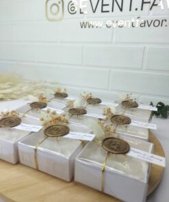 Bougie de Fleur de Lotus Scellée Personnalisée