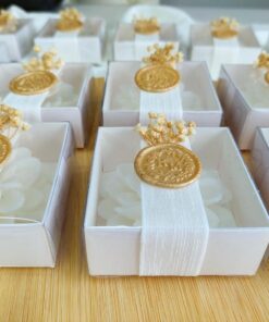 Cadeau Personnel de Bougie de Fleur Scellée de Blé