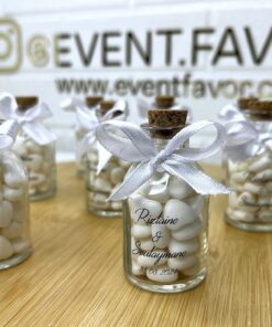 Bonbons Coeur Dragée en Petite Bouteille