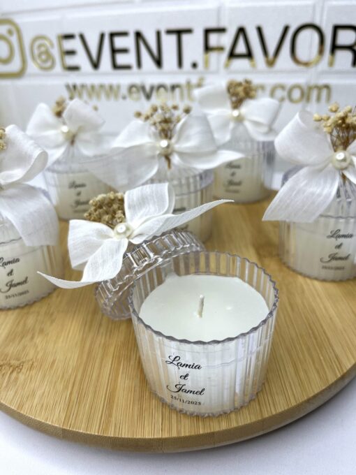 Bougie Ronde Cadeau de Mariage