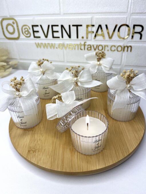 Bougie Ronde Cadeau de Mariage