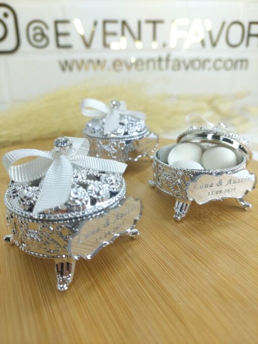 Boîte à Bonbons en Argent