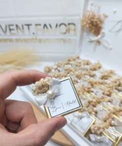 Boîte de Chocolat Blanc Perlé