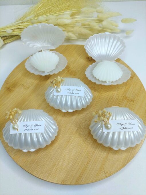 Bougie Cadeau de Coquille Huître