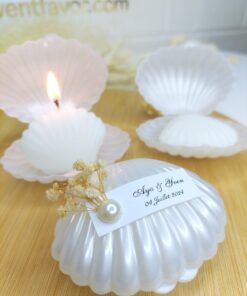 Bougie Cadeau de Coquille Huître
