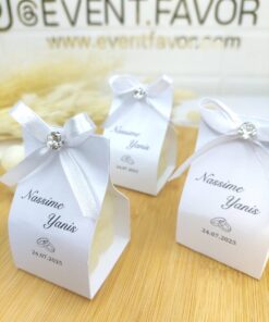 Bougie Cadeau en Papier Texturé