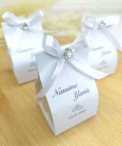 Bougie Cadeau en Papier Texturé