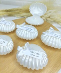 Bougie Huître Perlée Personnalisée