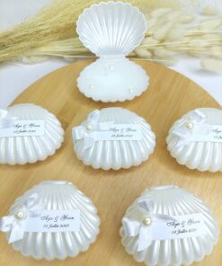 Bougie Huître Perlée Personnalisée