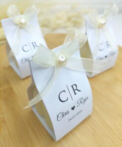 Bougie Personnalisée en Papier Texturé