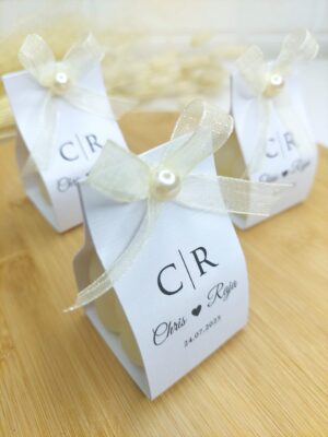 Bougie Personnalisée en Papier Texturé