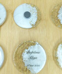 Époxy Magnet Rond Personnalisé