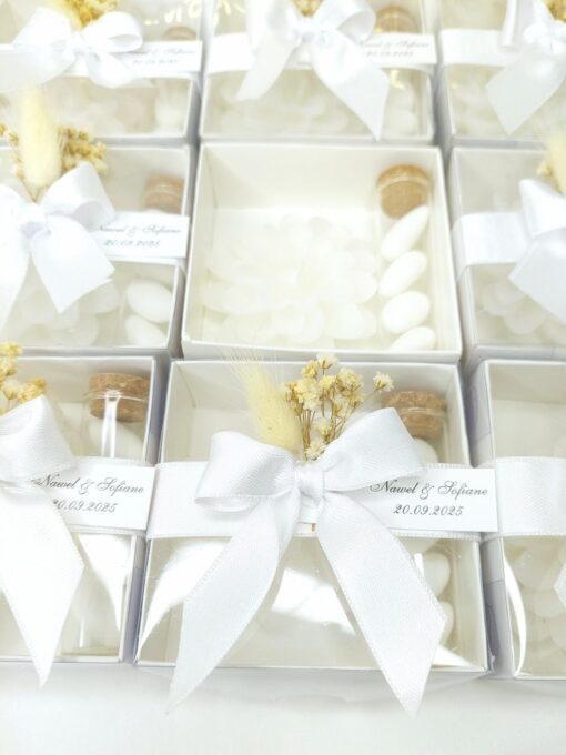 Blanc Coffret Bougies et Bonbons