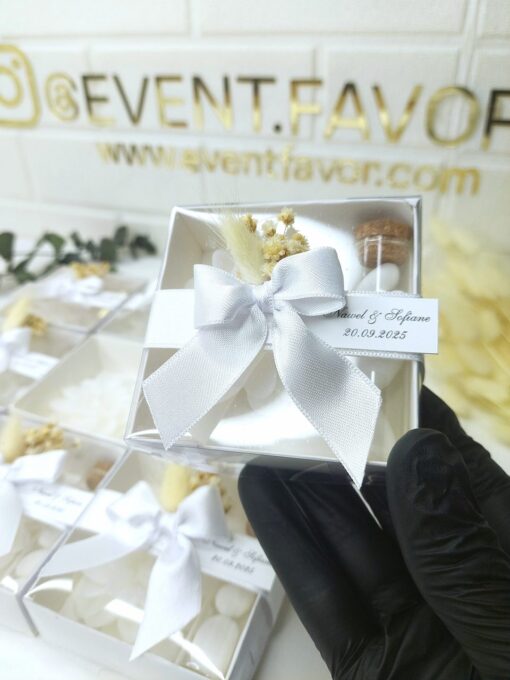 Blanc Coffret Bougies et Bonbons