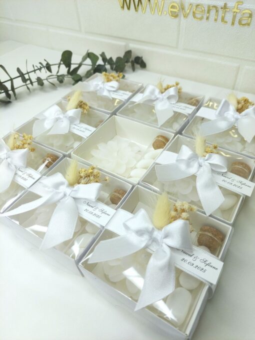Blanc Coffret Bougies et Bonbons