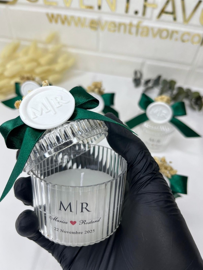 Bougie Personnalisable Mariage