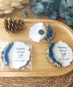 Bleu Personnaliser Magnet