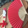 Éventail Rouge Personnalisé