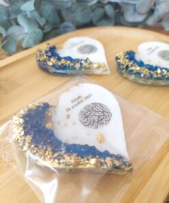 Personnaliser Magnet Cœur Bleu