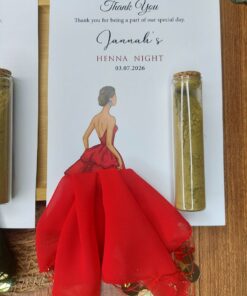 Henné et mouchoir Faire Part