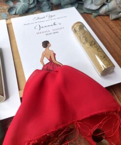 Henné et mouchoir Faire Part