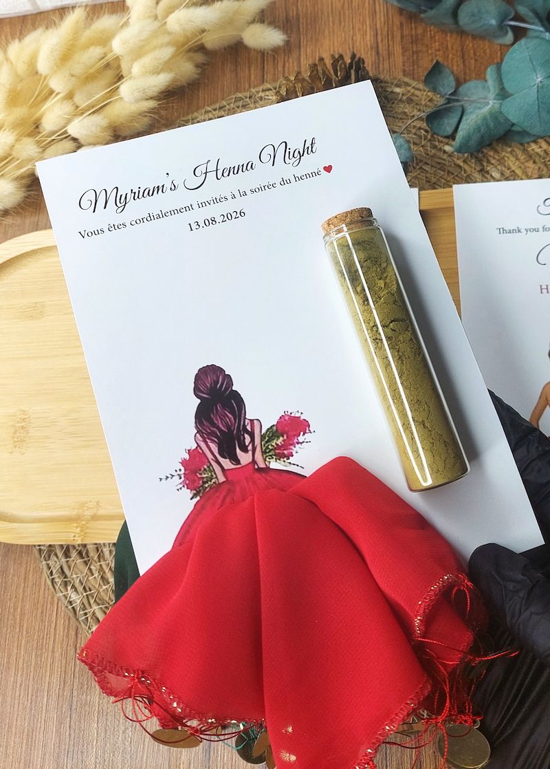 Henné Et Mouchoir Rouge