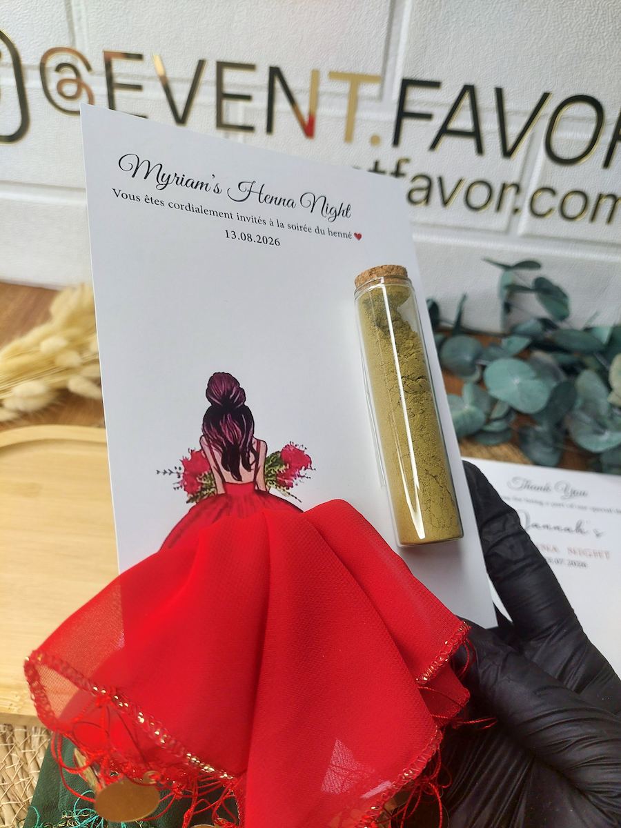 Henné Et Mouchoir Rouge
